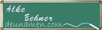 Alke Behner Visitenkarte